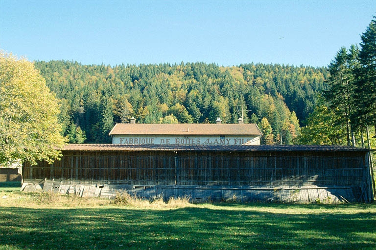 Façade postérieure du séchoir.