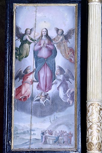 L'Assomption. ; Diptyque de la Vierge : la Présentation de Jésus au Temple et l'Assomption .