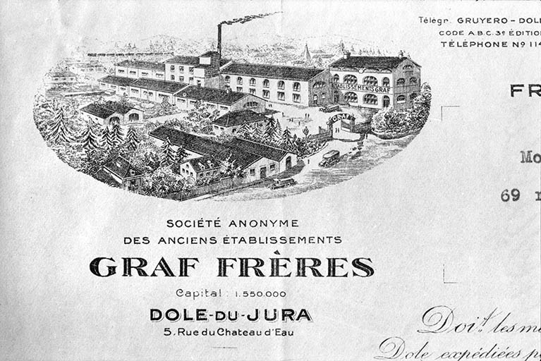 Vue panoramique de l'usine.