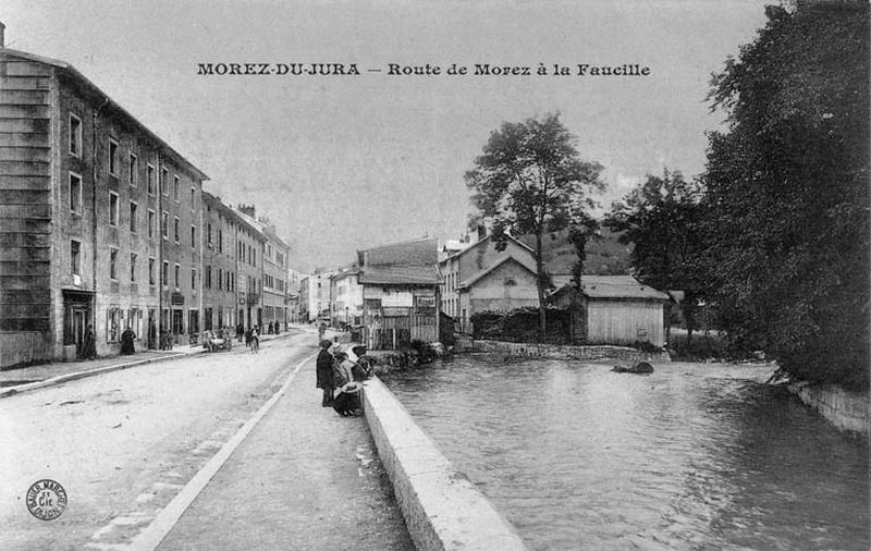 Morez-du-Jura - Route de Morez à la Faucille, avant 1909.