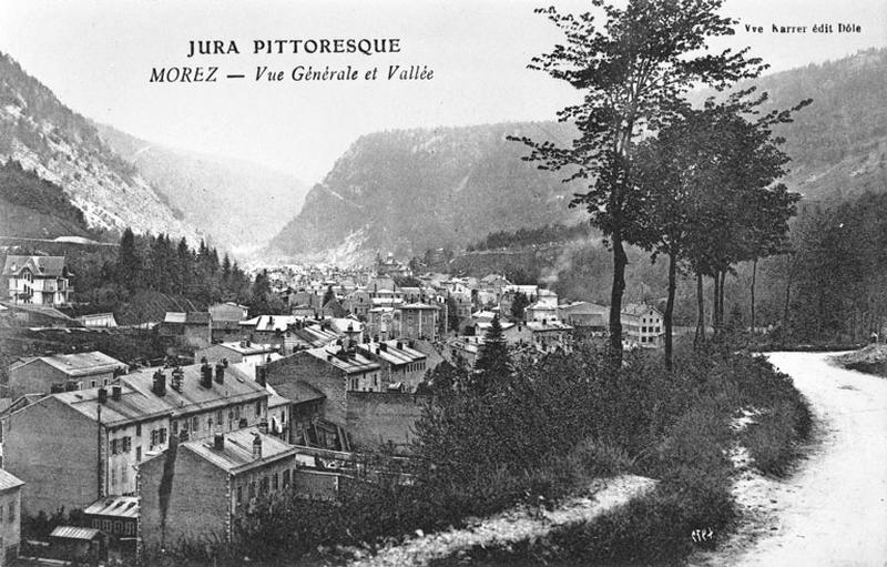 Jura Pittoresque - Morez - Vue Générale et Vallée [depuis la route de La Mouille], entre 1918 et 1925.