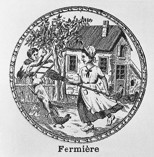 Figure mobile : la fermière.