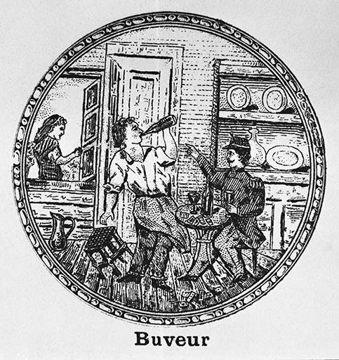 Figure mobile : le buveur.