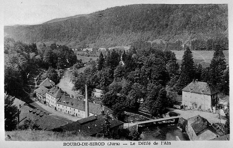 Bourg-de-Sirod (Jura).- Le Défilé de l'Ain.