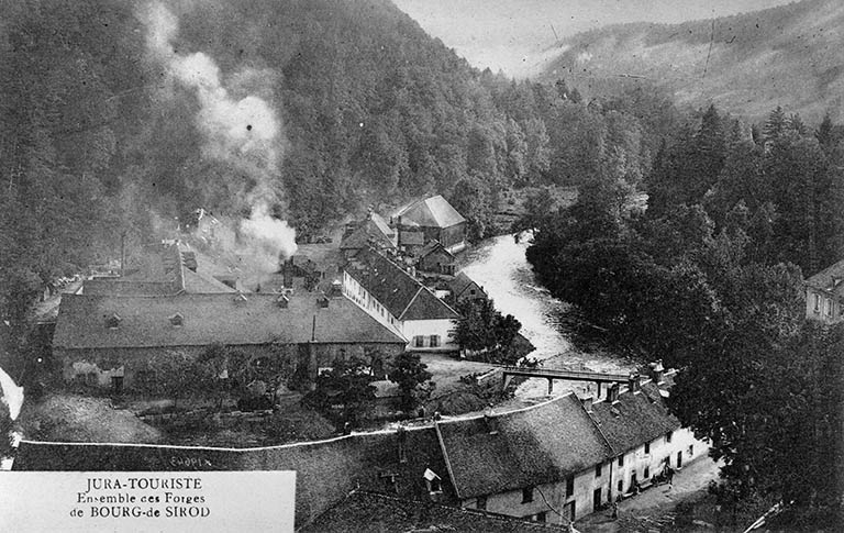 Jura Touriste. Ensemble des Forges de Bourg-de-Sirod.