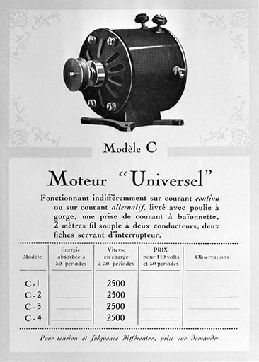 Moteur " Universel " modèle C.