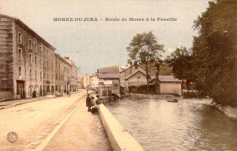 Morez-du-Jura - Route de Morez à la Faucille, avant 1909.