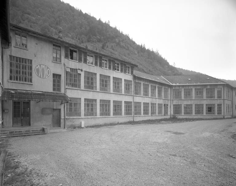 Ateliers de fabrication près de la Bienne (1928-1929) : façade antérieure.