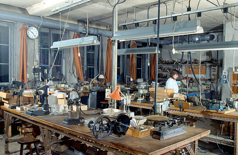 Intérieur de l'atelier à l'étage.