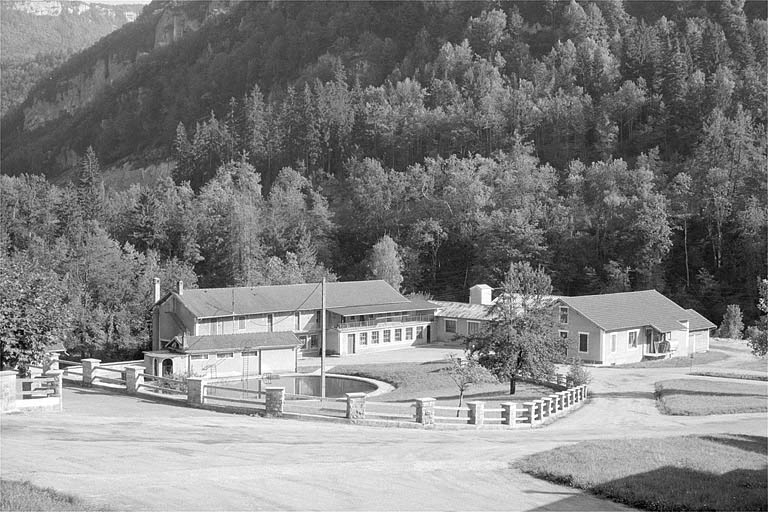 Ancienne usine, vue depuis le nord-ouest.