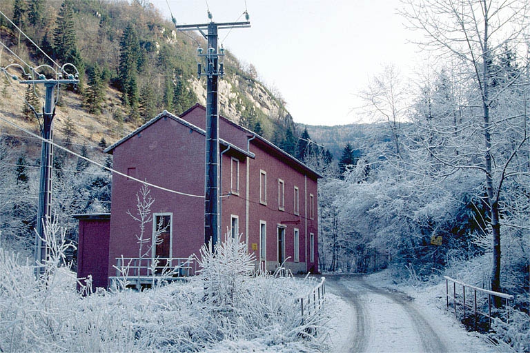 Centrale hydroélectrique de la Mutuelle électrique du Haut-Jura, Septmoncel.