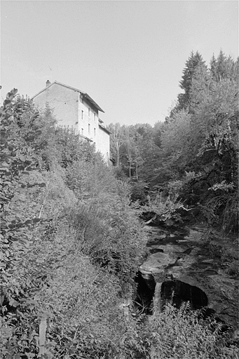 Façade postérieure du logement patronal.