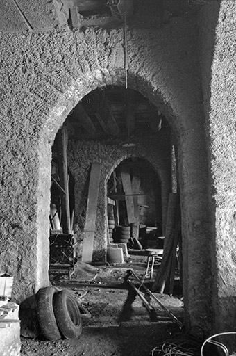 Etage de soubassement des ateliers de fabrication.