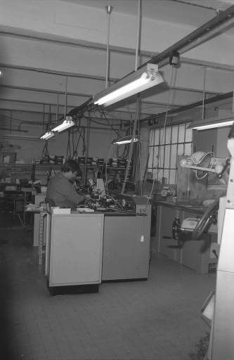 Intérieur d'un atelier dans le bâtiment d'origine.