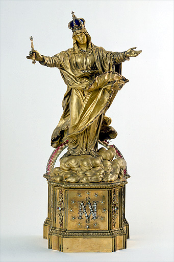 Statuette ex-voto : Vierge du choléra