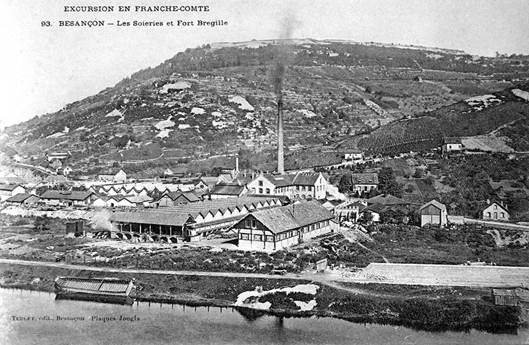 Excursion en Franche-Comté. Besançon - Les Soieries et Fort Brégille, [entre 1892 et 1905].