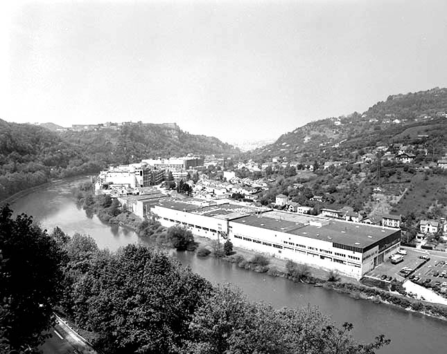 Usine C depuis le sud-est.