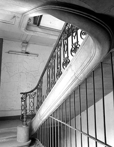 Escalier des bureaux (extrémité occidentale).