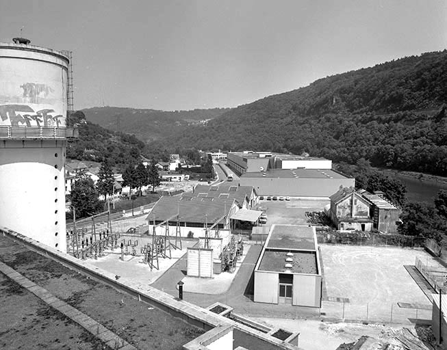 Poste de transformation (Y), atelier de la S.A. Spac Industrie et usine C.