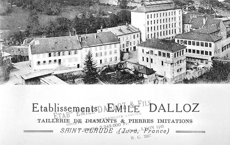 [Carte publicitaire des Ets Emile Dalloz].