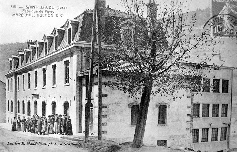 Saint-Claude (Jura). Fabrique de Pipes Maréchal, Ruchon & Cie.