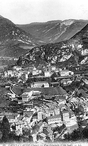 Saint-Claude (Jura).- Vue Générale (côté sud).