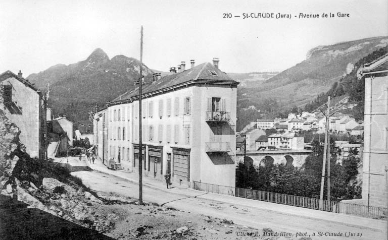 St-Claude (Jura) - Avenue de la gare.