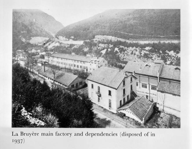 La Bruyère main factory and depencies (disposed of in 1937) [Usine principale de La Bruyère et ses dépendances (état en 1937)].