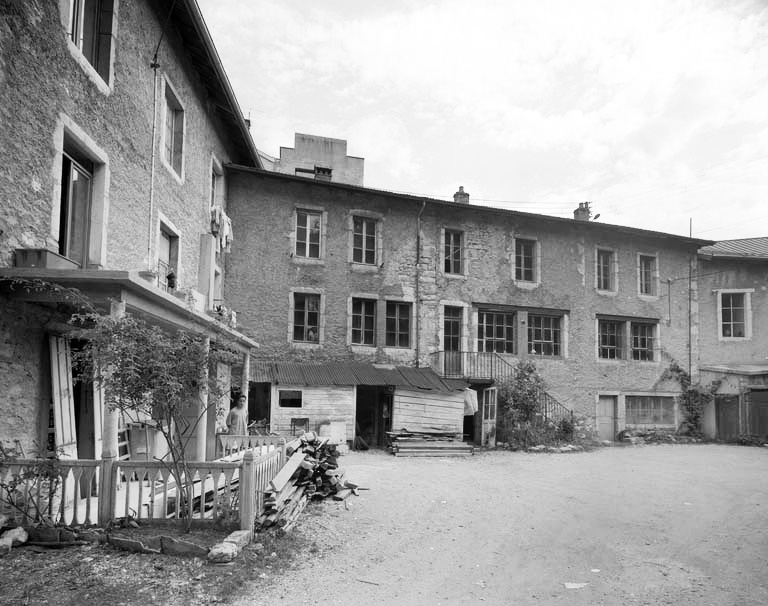 Bâtiments rue Carnot : façade antérieure de l'aile nord.