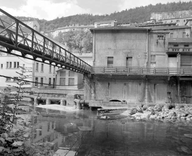 Diamanterie Dalloz : partie gauche de la façade postérieure.