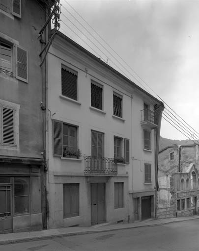 Façade antérieure du logement patronal.