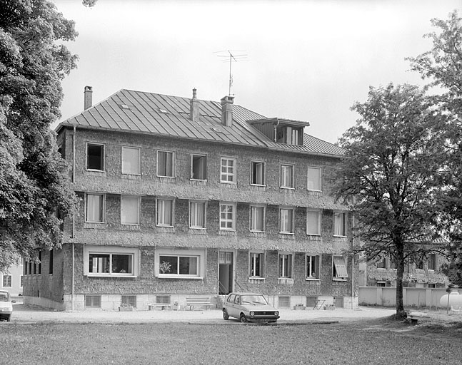 Façade postérieure de l'atelier de fabrication.