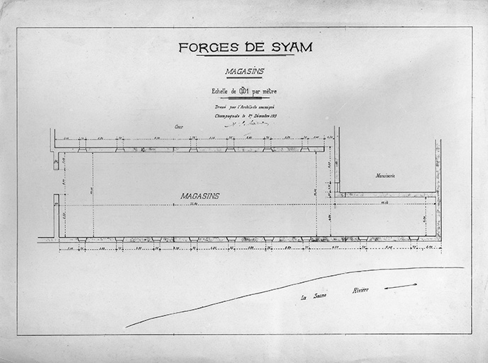 Forges de Syam. Magasins.