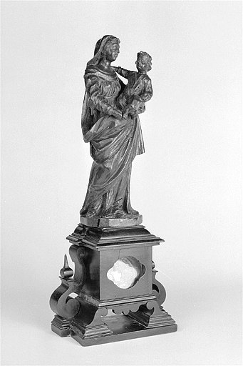 Statuette-reliquaire : Vierge à l'Enfant