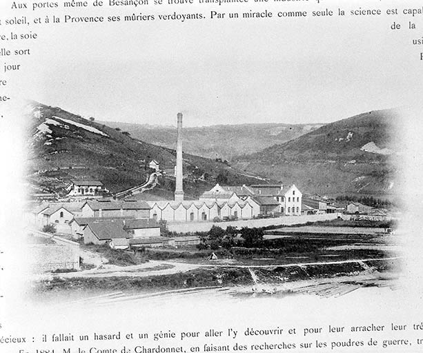 La Fabrique de soieries de Chardonnet, 1894.