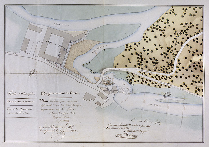 Usine des héritiers Jobez [...] Plan des lieux, 1842.