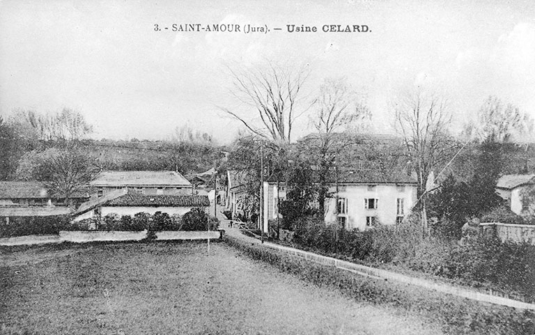 Saint-Amour (Jura).- Usine Célard.