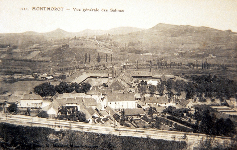 Montmorot - Vue générale des Salines [vue aérienne].