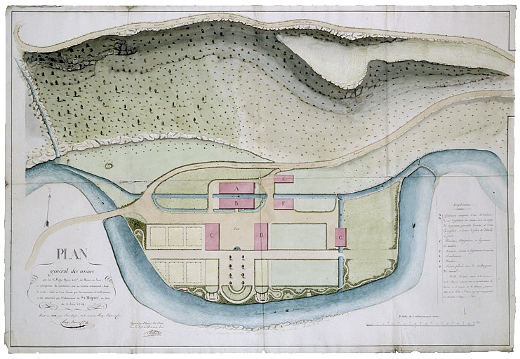 Plan général des usines que les Srs Ruty, Ogier & Cie, de Morez-au-Jura, se proposent de construire [...].