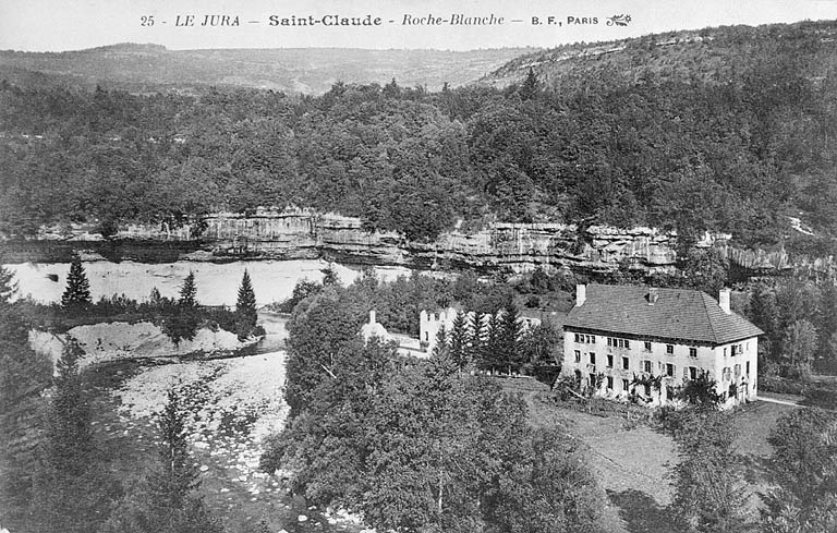 Le Jura - Saint-Claude - Roche-Blanche [vue aérienne].