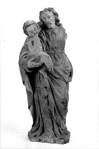 Statuette : saint Joseph à l'Enfant (n° 1)