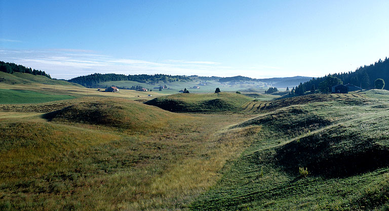 Paysage de combes.