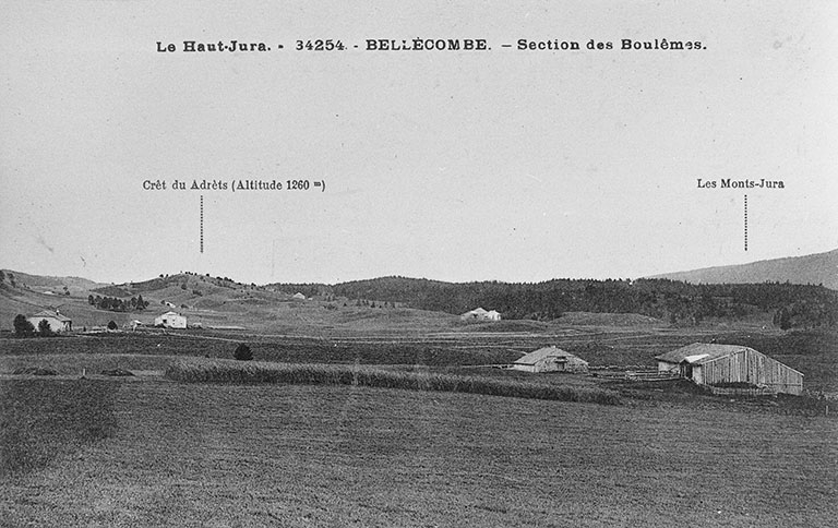 Vue générale de la section des Boulèmes. ; Vue générale de la section des Boulèmes.