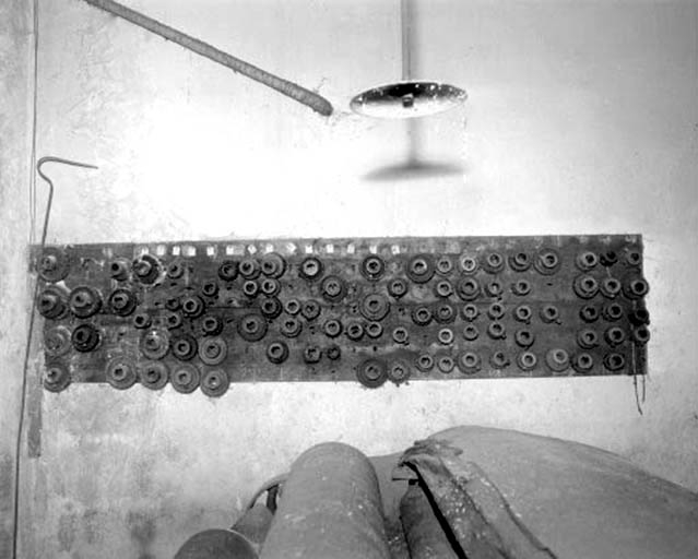 Ratelier de roues dentées pour les cardes.