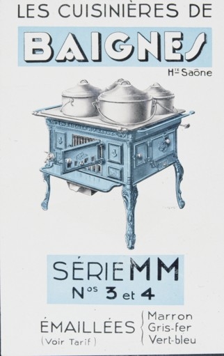 Les cuisinières de Baignes. Série MM n°3 et 4.