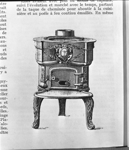 Fourneau à une marmite, série Y (modèle apparu en 1890).