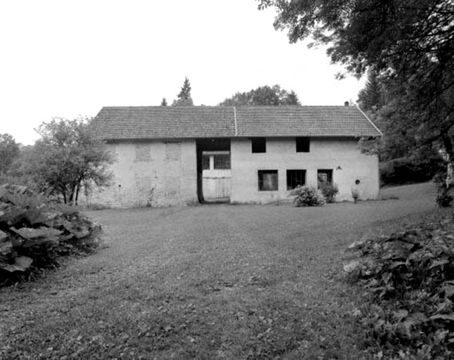 Façade postérieure de l'atelier de fabrication sud.