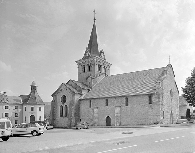 Face latérale nord de l'église.