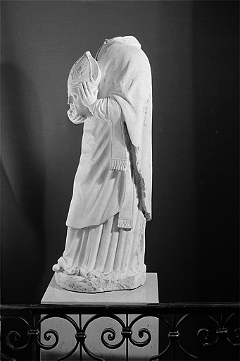 Vue de profil gauche.