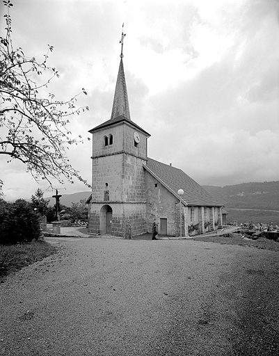 Façade antérieure et face droite.